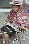 Cusco, traditional textiles weaving